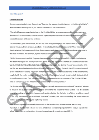 History Past Papers IB Higher Level Paper