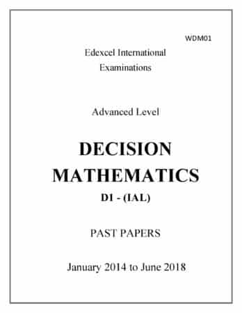 Past Papers - Pearson Edexcel AS and A2