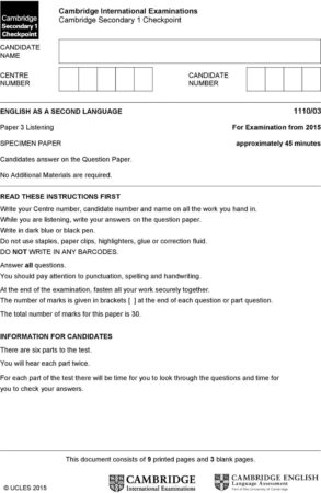 Five Reasons to Have Access to Past Papers for Secondary School Students