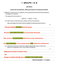 Past paper biology edexcel unit 2